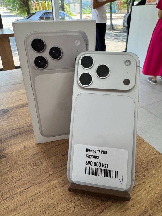 iPhone 17 Pro•512GB/100%WhiteTitanium Айфон 17 Про•512Гб/100%АқТитан