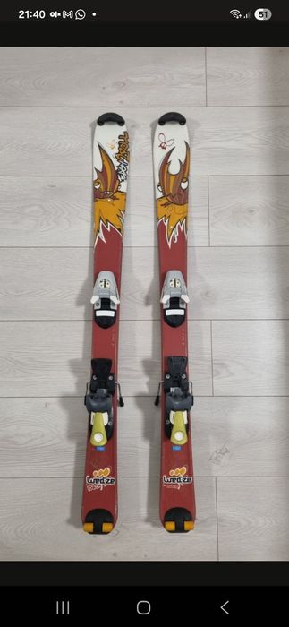 Schiuri copii Wed'ze 110 cm + Clapari marimea 30
