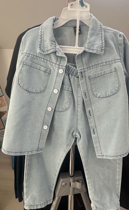 Cămașă + blugi băiat  2 ani