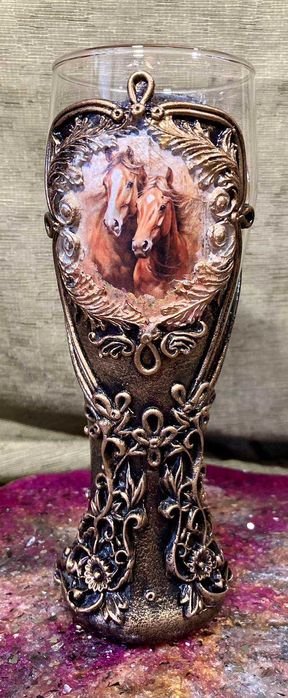 Ръчно декорирана халба за бира