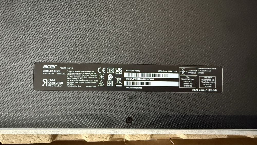 Acer Aspire Go15 чисто нов