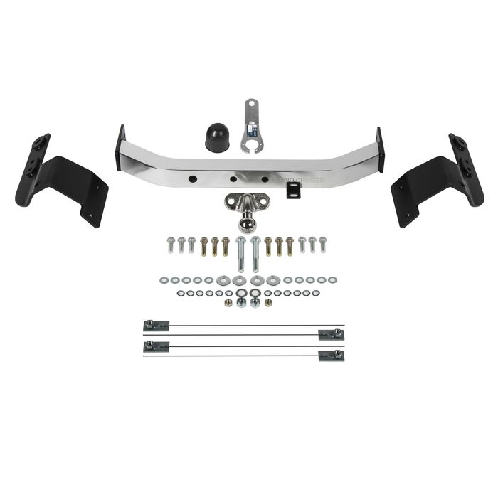 Фаркоп / Farkop для Toyota Land Cruiser 200 с 2007, с нерж. накладкой