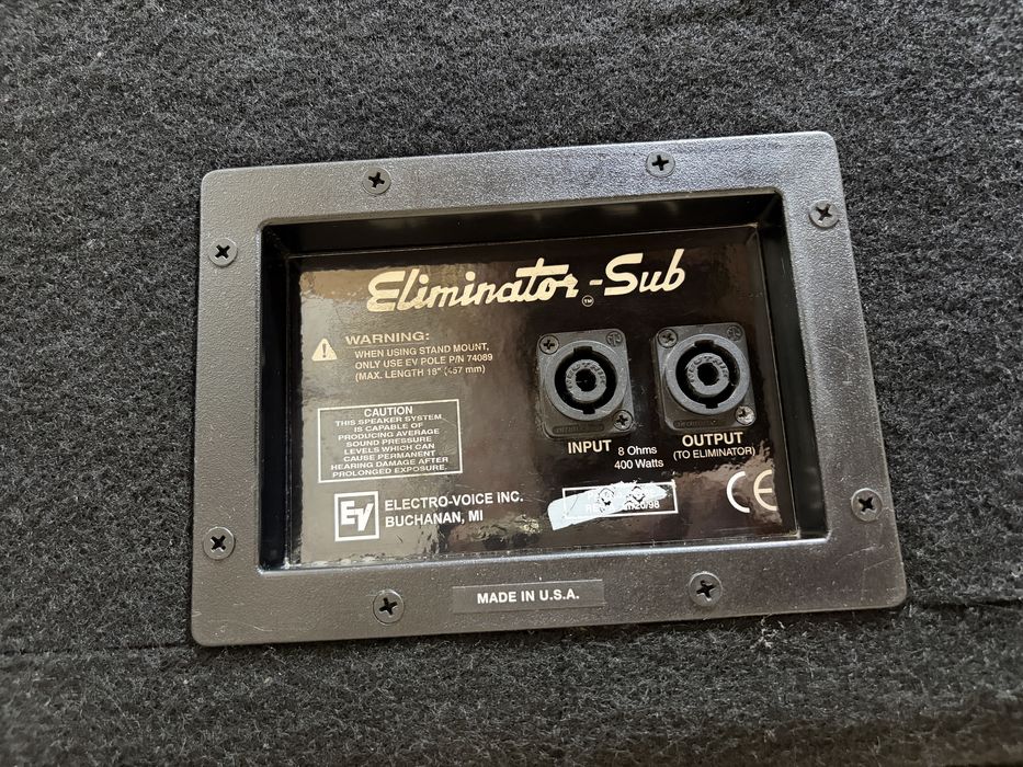 Electro-Voice Eliminator i Sub, динамик 18" дюмовый