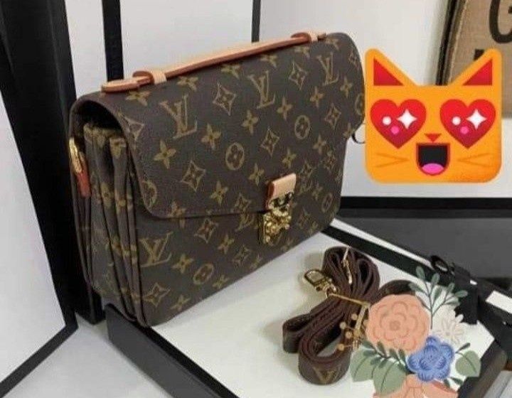 Geanta LV Pochette Metis,curea detasabila, saculet, etichetă