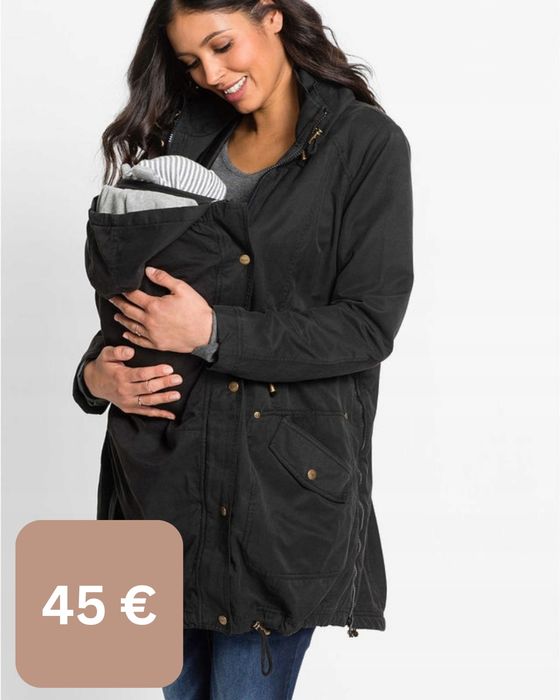 Преходни пролетно-есенни якета за бременни и бебеносене softshell