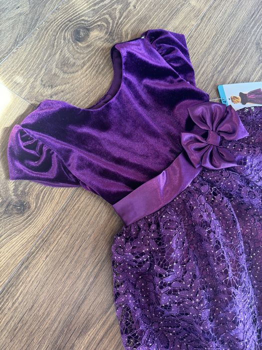 Rochie dantela fete 3-4 ani