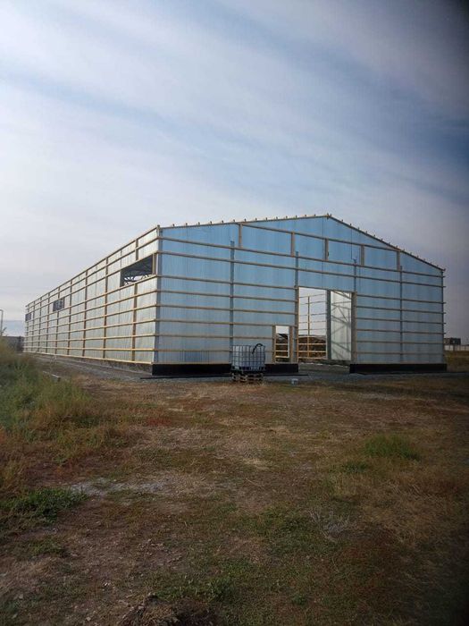 Ангар. Сборно-разборная металлоконструкция.