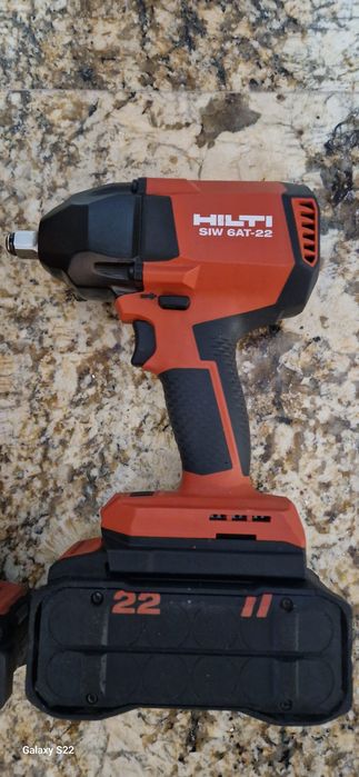 Hilti polizor, impact pe acumulator