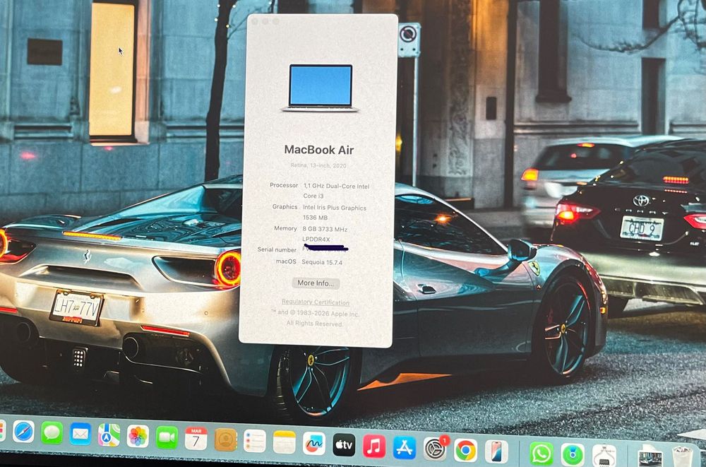 MacBook Air i3 8/256 urgently 2020