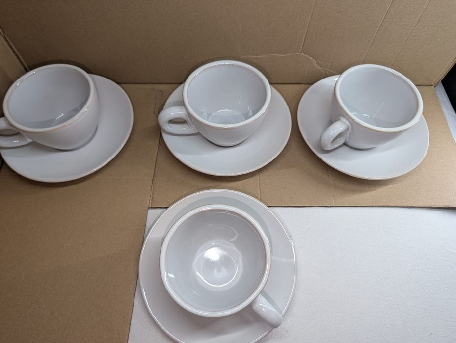Set 4 cesti cafea/capuccino  Kivy Italian Style artizanale