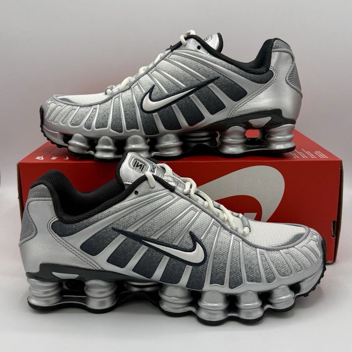 !НОВИ! Nike Shox TL | Metallic Silver | + КУТИЯ