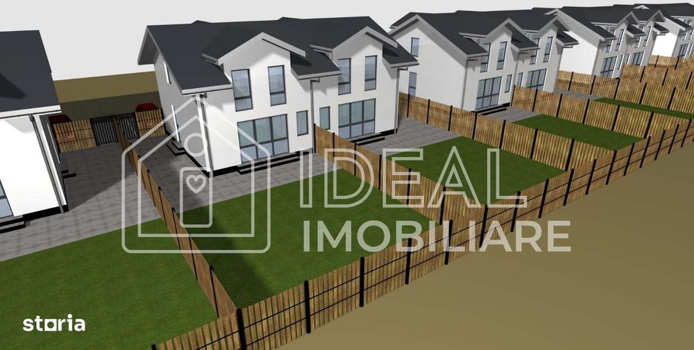 Duplex Modern la Cheie Intabulat si 270 de mp de curte, in Cisnadie