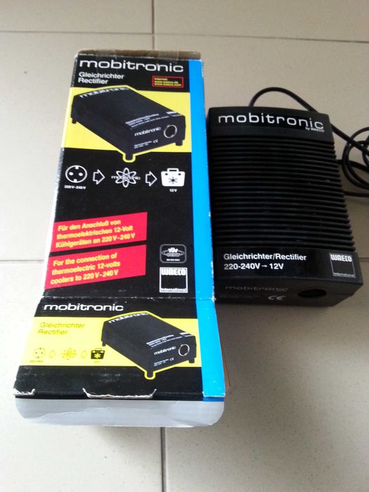 Waeco transformator 12/220V convertor adaptor 60W Mobitronic