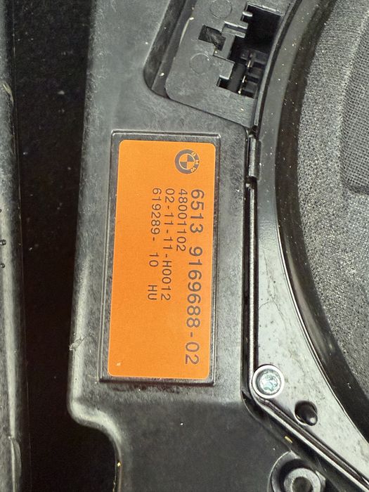 Boxe Subwoofer Statie  Logic 7 Bmw F10 INSTALATIE  ELECTRICA