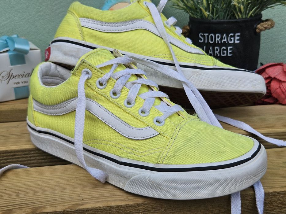 Vans кецове в неоново жълто N37