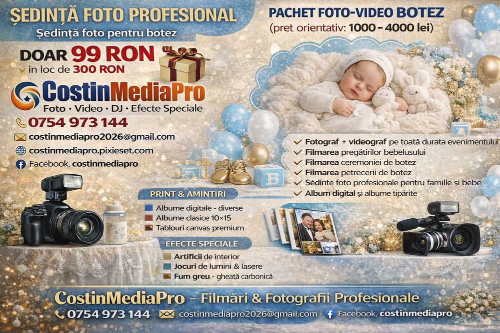 CostinMediaPro – Foto • Video • DJ pentru Evenimente de Neuitat!!