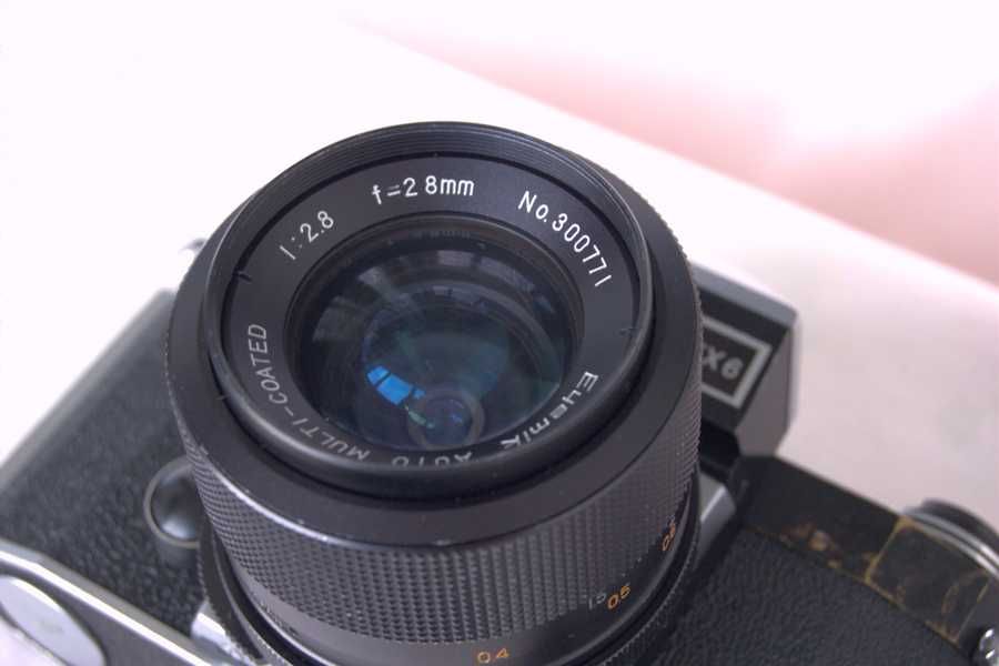 Porst Reflex fx-6 cu obiectiv 2.8 28, aparat foto fil clasic economic