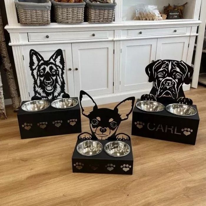 Удобные и современные миски для корма для домашних животных