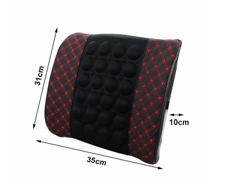 Възглавница за кола с масажна функция, Масажор за седалка, 12V