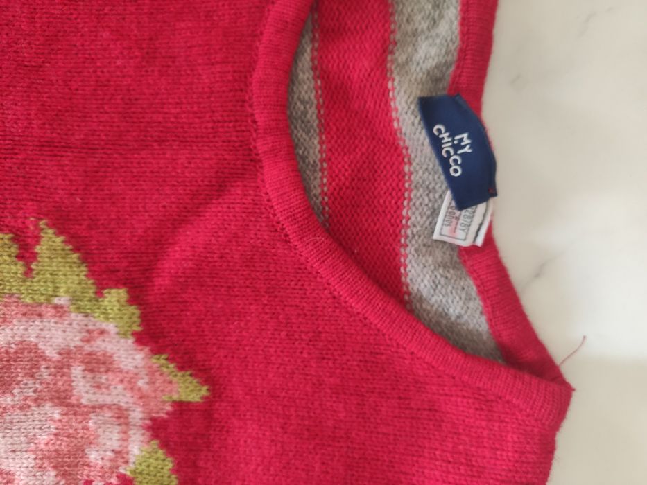 Новый свитер пуловер Chicco