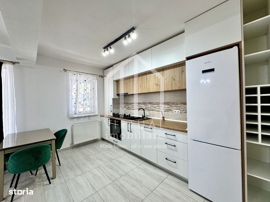 Apartament cu 2 camere, 60mp utili, baie cu geam, parcare privata