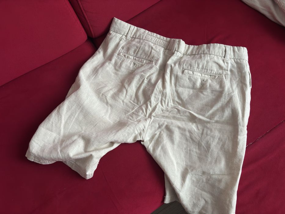 Pantaloni scurti L albi crem