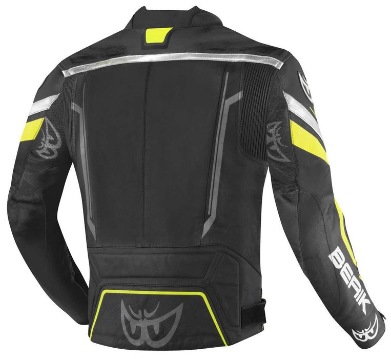 Кожено Мото яке Berik Absolute Race Black/Neon Yellow/Anthracite