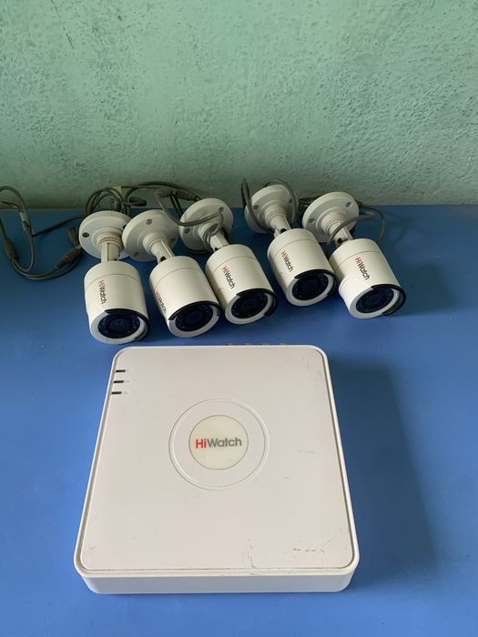Видеоналюдение (регистратор+5видокамер)