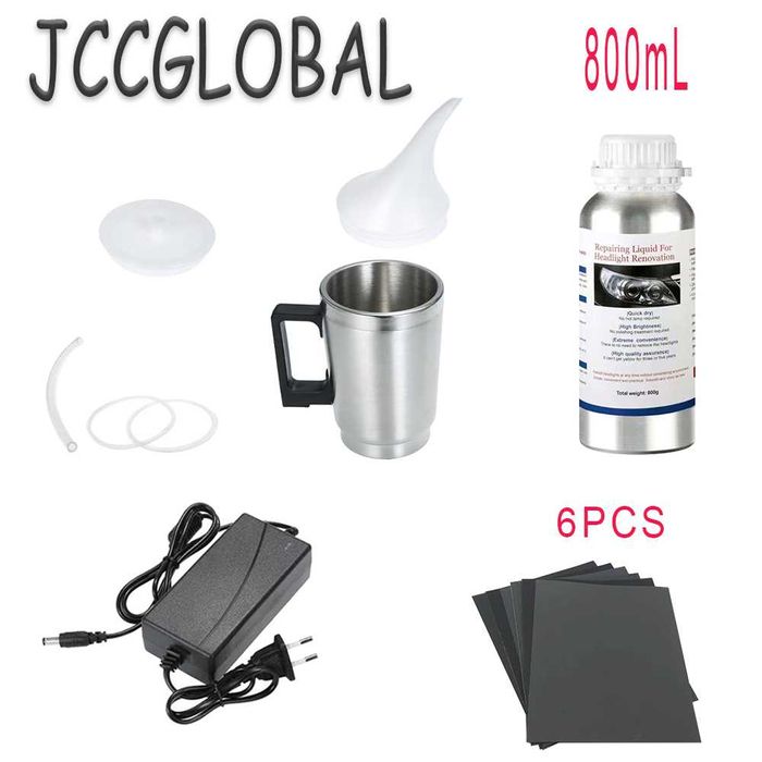 химическо полиране на фарове  полимерна течност кристално чисти фарове