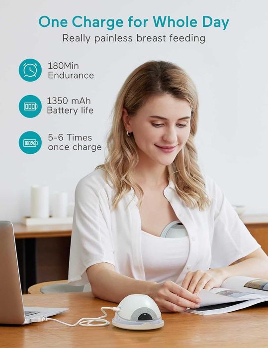 Електрическа помпа за кърма Paruu P20, 4 режима и 12 нива, 2 броя