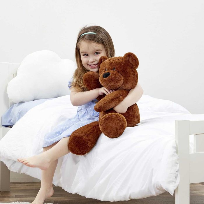 Rainbow Designs Меко плюшено мече, играчка за малки деца, кафяво