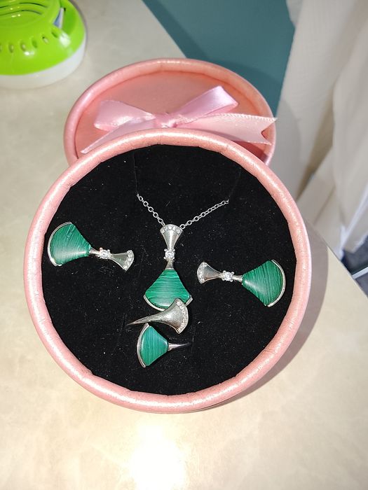 Серебряный комплект Булгари