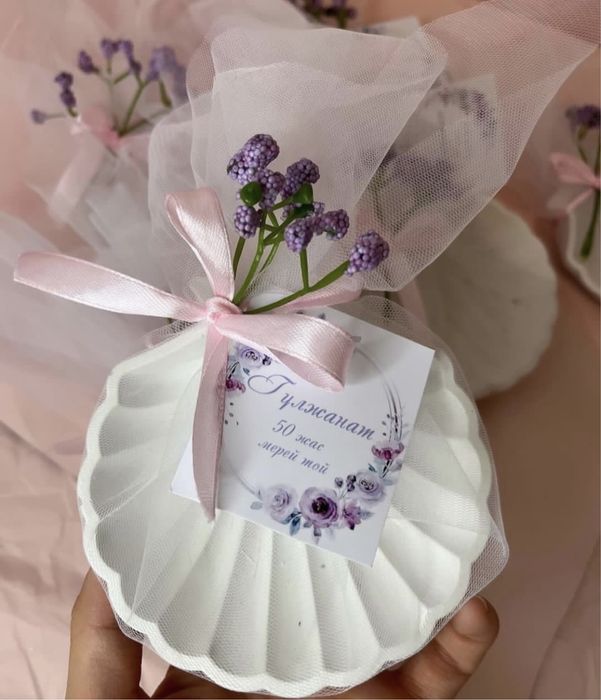 Бонбоньерки шкатулка ракушка