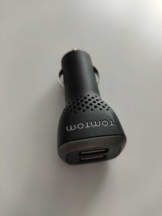 TomTom incarcator auto rapid dublu 5V 2x2.4A fast charger USB A cablu
