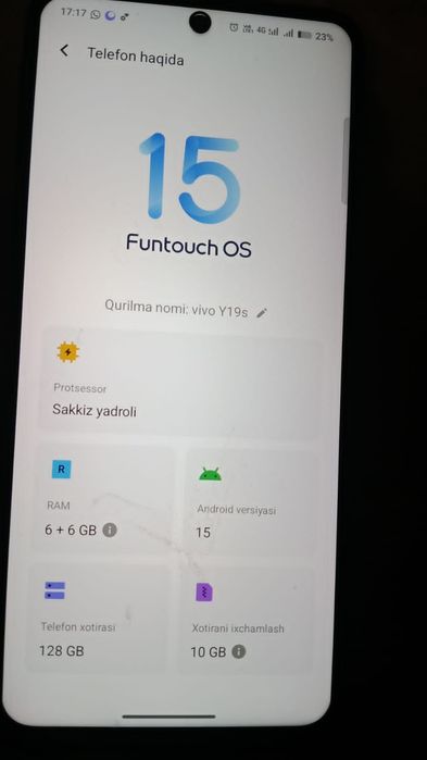 Vivo y19s сатам идиал