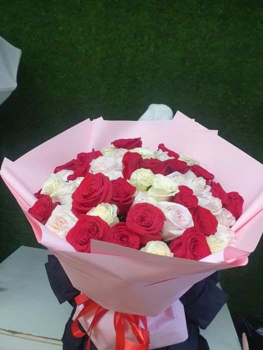 Цветы с доставкой Алматы 101 роза