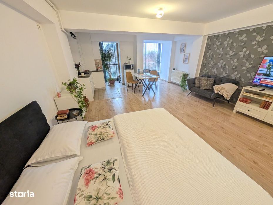 Studio 43mp | 0 comision | Otopeni Airport Residence | Piscina | ideal