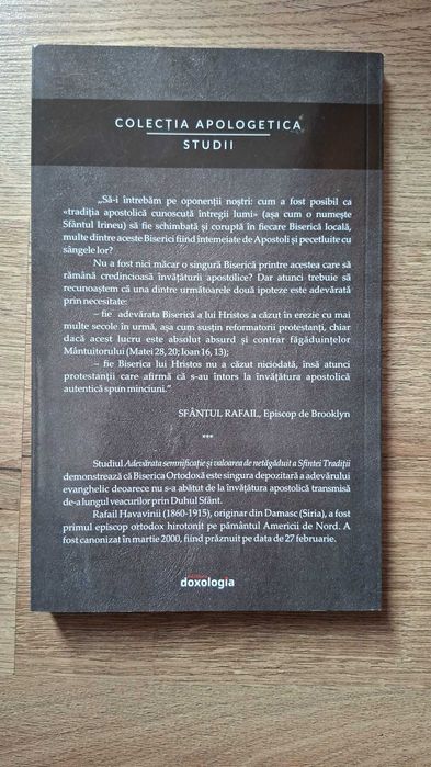 Sf. Rafail de Brooklyn - Adevarata semnificatie si valoarea de netagaduit a Sfintei Traditii [Stare Excelenta]