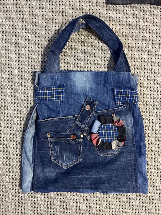 Дънкови чанти - технология Пачуърк