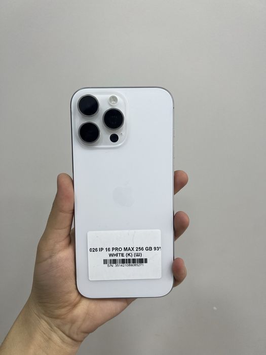 Iphone 16 pro max 256 gb imei-85271 Pintel.kz