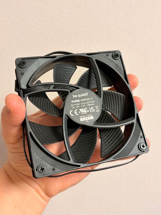 2 вентилятора be quiet! Pure Wings 3