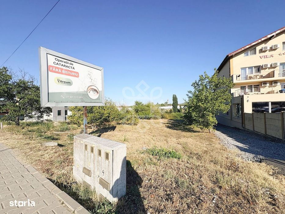 Teren intravilan 1803 mp de vanzare la intrare in Baile Felix