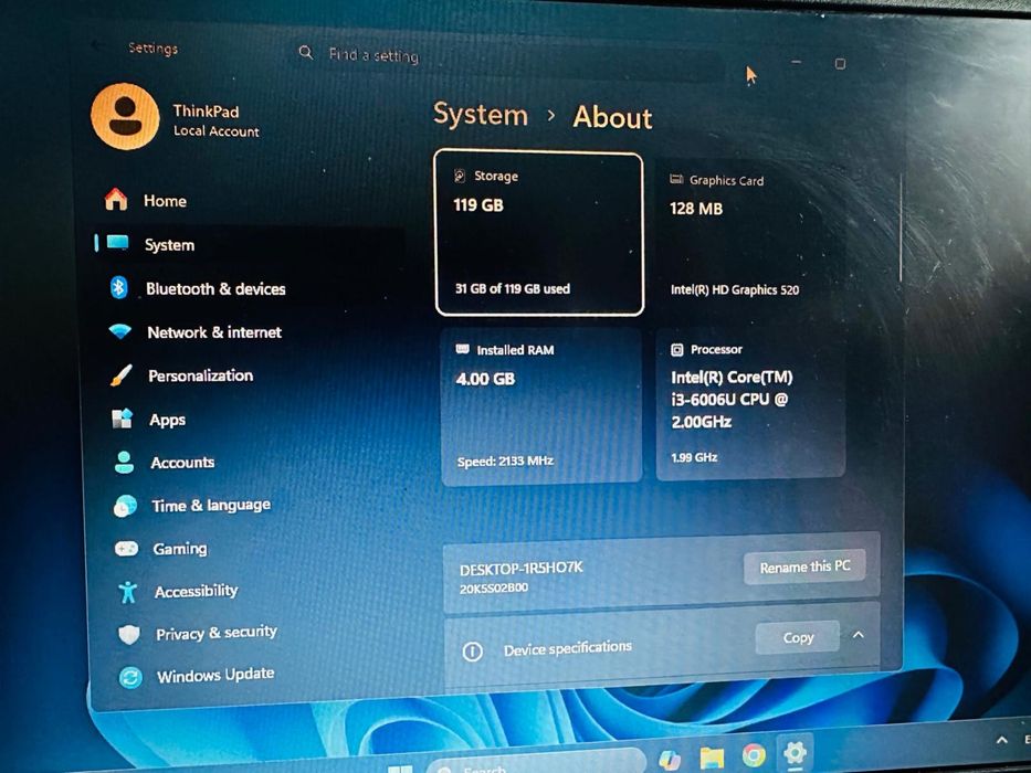 Lenovo Thinkpad x270