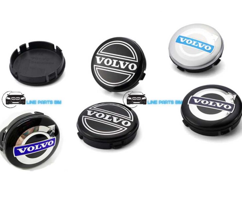 Set 4 Embleme Jante Volvo 64mm Diferite Culori, Capace Roti VOLVO NOI
