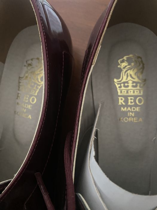 Лакированный туфли большой размер