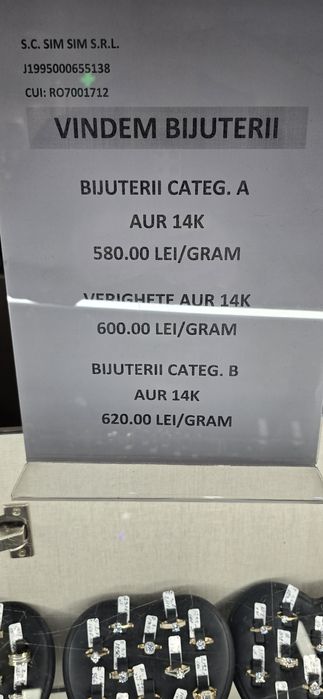 Vand Lant Cuban Gros Aur Alb 14 k IEFTIN !!!