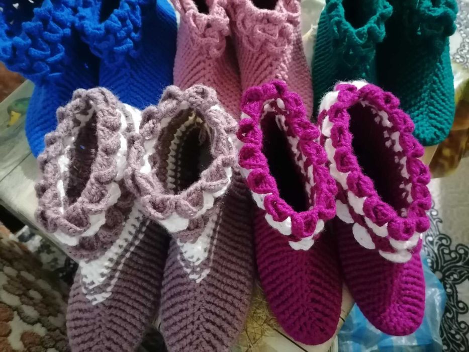 Ръчно плетени Ботита