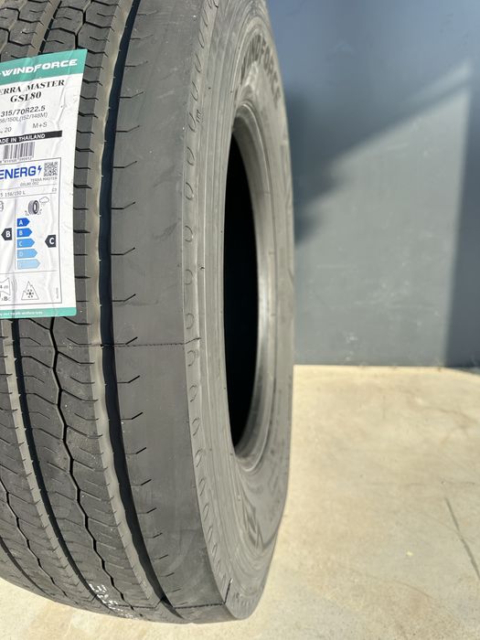Нови Тежкотоварни Гуми WINDFORCE TERRA MASTER GSL80 315/70R22.5 156/150L (152/148M)