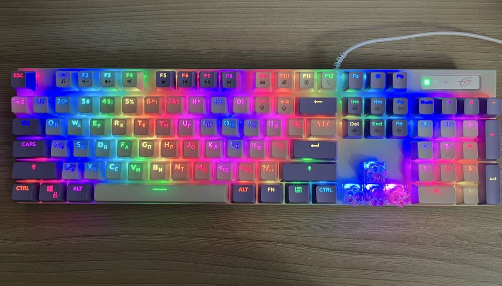 Клавиатура DEXP Widow белый