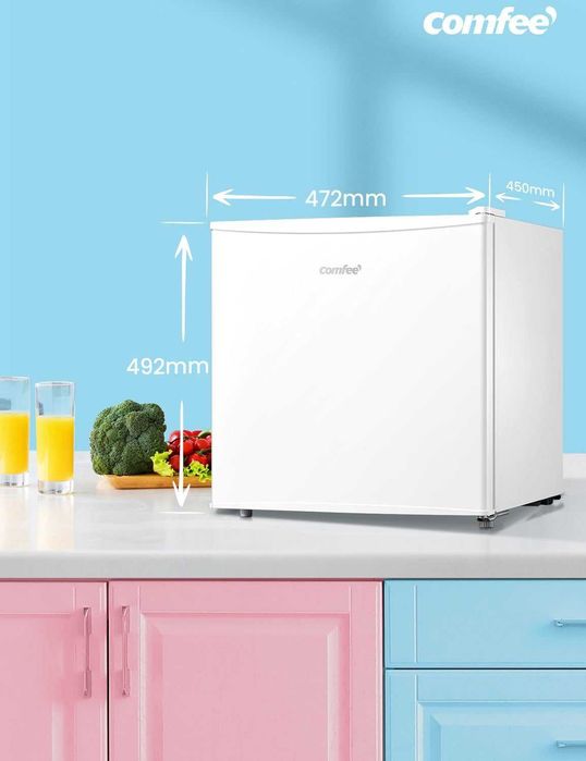 Мини хладилник Comfee RCD50WH2(E) / 43L, лек транспортен ДЕФЕКТ